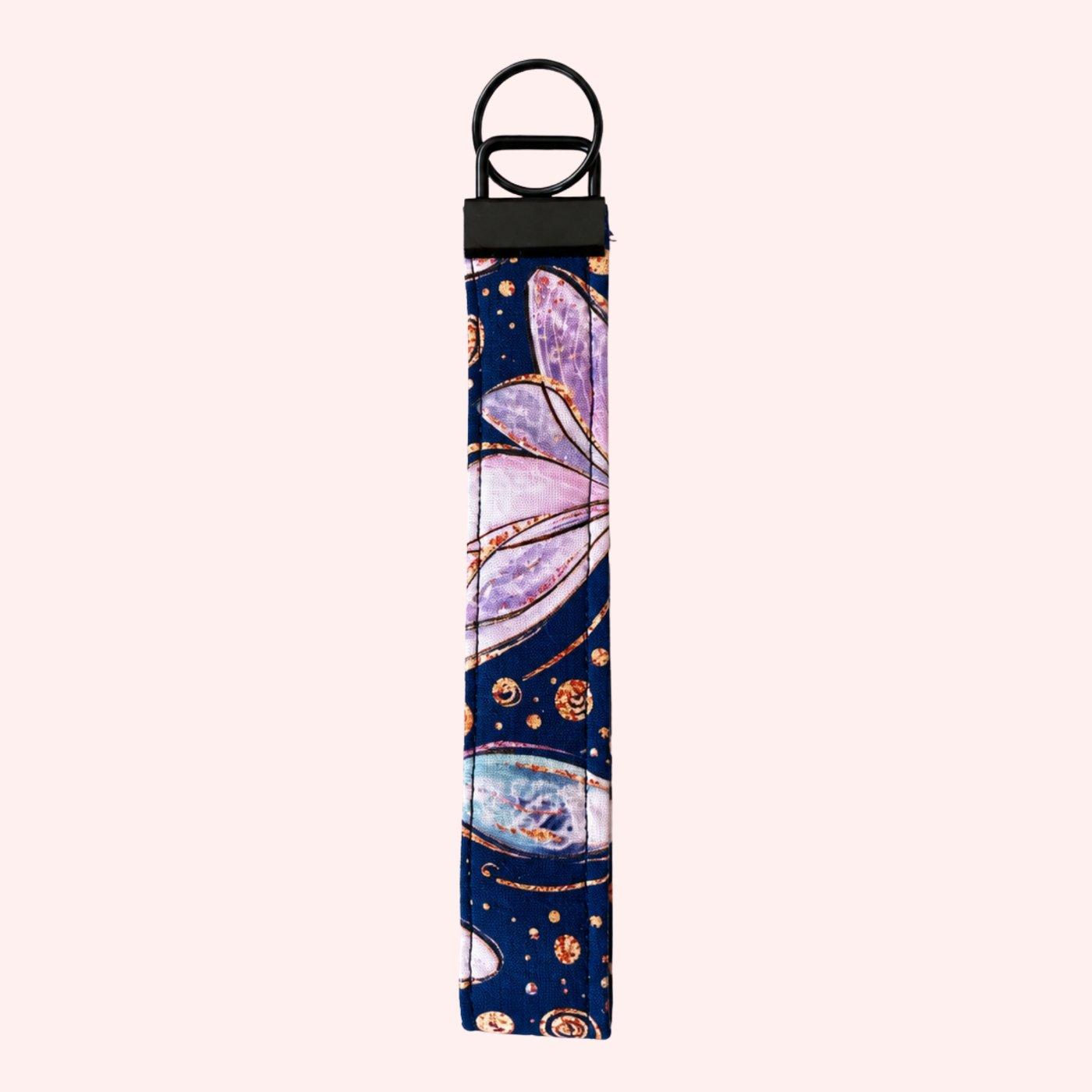 Wristlet Keychain, Celestial Butterfly