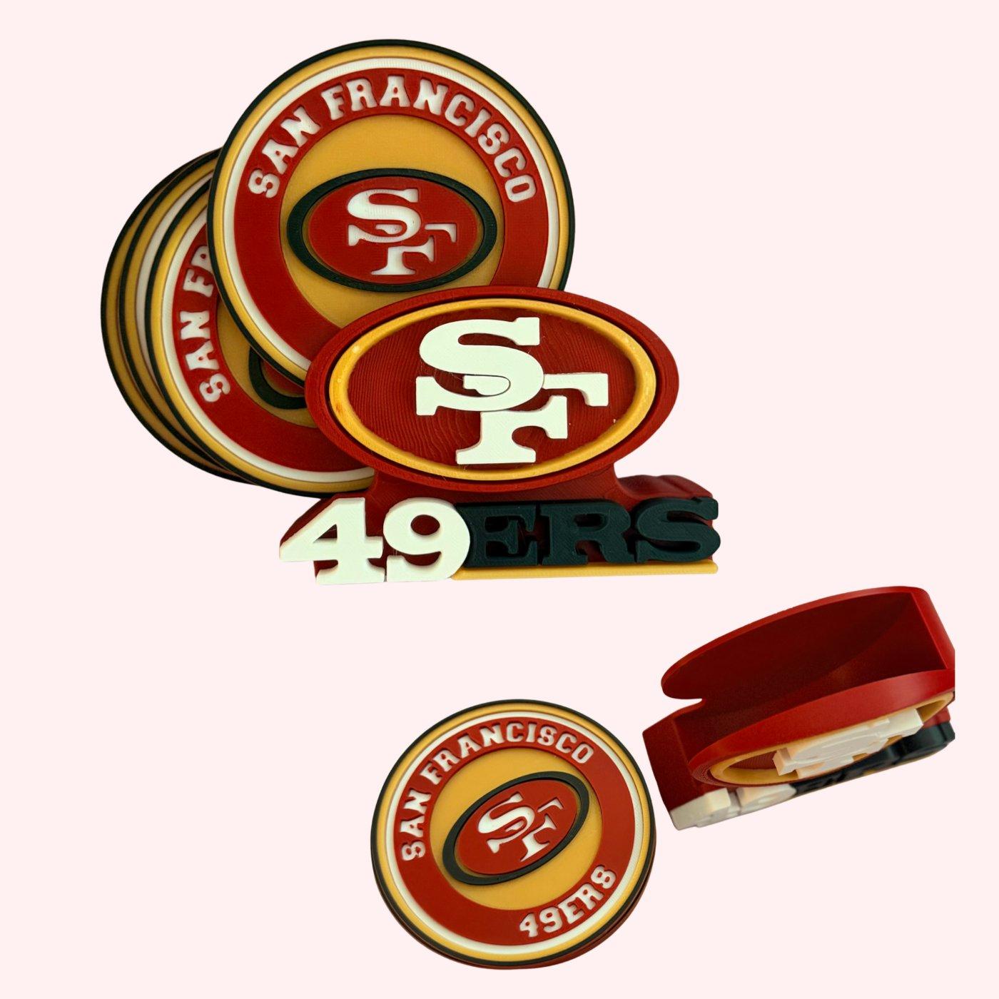 Coaster Set, 49ers